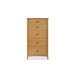 Willow Five Drawer Chest - Caramelized - GRE1014