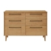 Sienna Six Drawer Double Dresser - Caramelized - GRE1063