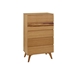 Azara Five Drawer High Chest - Caramelized - GRE1074