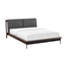 Park Avenue Queen Platform Bed with Fabric - Ruby - GRE1124