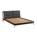 Park Avenue Queen Platform Bed with Fabric - Ruby - GRE1124