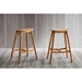 Skol Counter Height Stool - Caramelized - Set of 2 - GRE1141