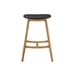 Skol Counter Height Stool With Leather Seat - Caramelized - Set of 2 - GRE1143