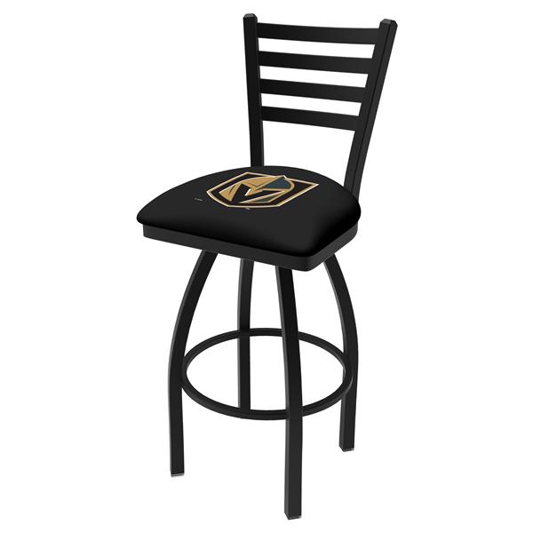 L014 Vegas Golden Knights 25-Inch Swivel Counter Stool with Black Wrinkle Finish 