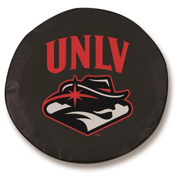 University of Nevada Las Vegas Tire Cover - Size A 34" x 8" Black Vinyl 