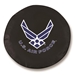 U.S. Air Force Tire Cover - Size Large - 31.25 x 11" Black Vinyl - HBS13235