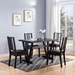 Modern Red Cocoa Dining Table with V-shaped Legs - IDU2268