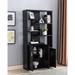 Black Finished Display Cabinet with Metal Bar Handles - IDU2269