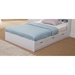 White Full Size Chest Bed with Three Drawers - IDU2294