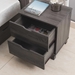 Modern Distressed Grey Nightstand with Two Drawers - IDU2327