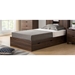 Dark Walnut Twin Size Chest Bed with Three Drawers - IDU2370