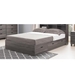 Distressed Grey Twin Size Chest Bed with Three Drawers - IDU2371