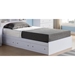 White Twin Size Chest Bed with Three Drawers - IDU2375