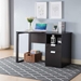 Red Cocoa Desk with Shelf and Lockable Drawers - IDU1311