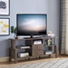 Walnut Oak TV Stand with Extra Storage Space - IDU1326