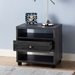 Distressed Grey End Table with One Drawer - IDU1335