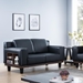 Black Loveseat with Two Seats - IDU1336