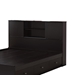 Red Cocoa Full Bookcase Headboard with Two Large Cubbies - IDU1361