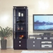 Red Cocoa Media Tower with Four Storage Shelves - IDU1419
