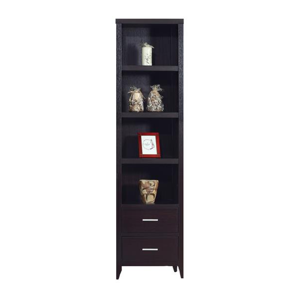 Red Cocoa Media Tower with 2 Drawers 