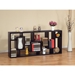 Red Cocoa Display Cabinet with Eleven Abstract Storage Compartments - IDU1432