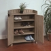 Dark Taupe Shoe and Storage Cabinet with Four Shelves - IDU1454