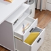 White File Cabinet with Two Drawers - IDU1456
