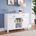 White Buffet with Two Drawers - IDU1459