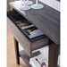 Distressed Grey and Black Console with Sole Bottom Storage Area - IDU1524