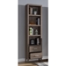 Dark Taupe Media Tower with Two Drawers - IDU1590