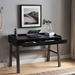 Distressed Grey and Black Desk with Two Drawers - IDU1599