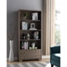 Dark Taupe Book Cabinet with Four Open Shelves - IDU1613