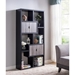 Black and Distressed Grey Bookcase - IDU1635
