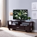 Red Cocoa TV Stand with Two Shelves - IDU1652