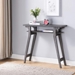 Distressed Grey Console with Two-Tier Shelving Unit - IDU1663