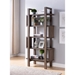Walnut Oak Bookcase with Five Shelves - IDU1671