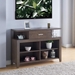 Walnut Oak Buffet and TV Stand with Two Side Open Compartments - IDU1684