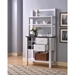 White Baker's Cabinet with Two Top Shelves - IDU1709