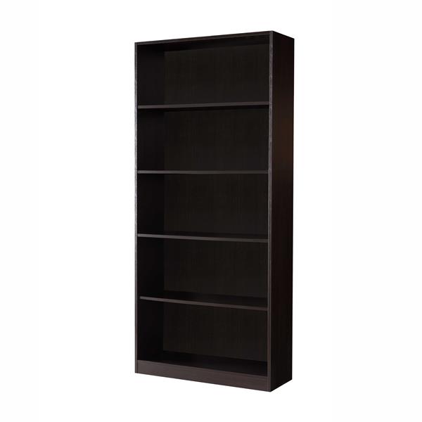 Red Cocoa Bookcase with Five Shelves 
