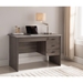 Distressed Grey Desk with Three Lockable Drawers - IDU1734