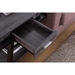 Distressed Grey and Black End Table with One Drawer - IDU1767