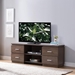 Walnut Oak TV Stand with Four Drawers - IDU1770