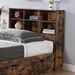 Distressed Wood Full Chest Bed - IDU2001