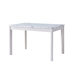 Faux White Marble and White Oak Dining Table - IDU2111