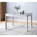 Faux White Marble and White Oak Dining Table - IDU2111