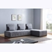 Dark Grey Sectional Sofa - IDU2156