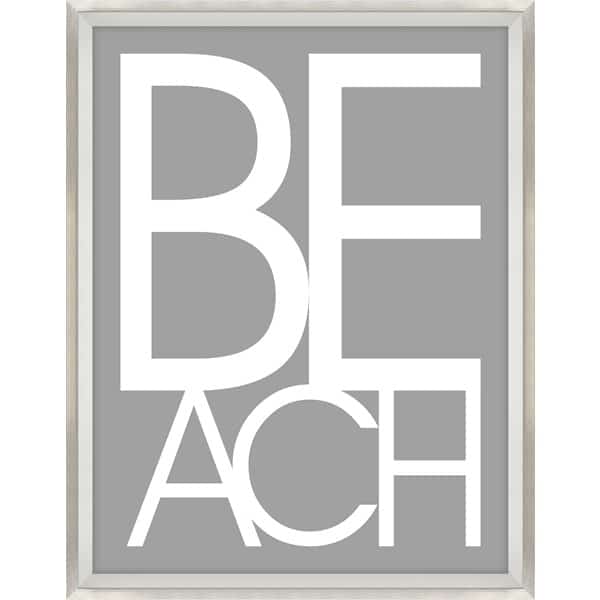 Beach - Glass Frame - 20 x 26 