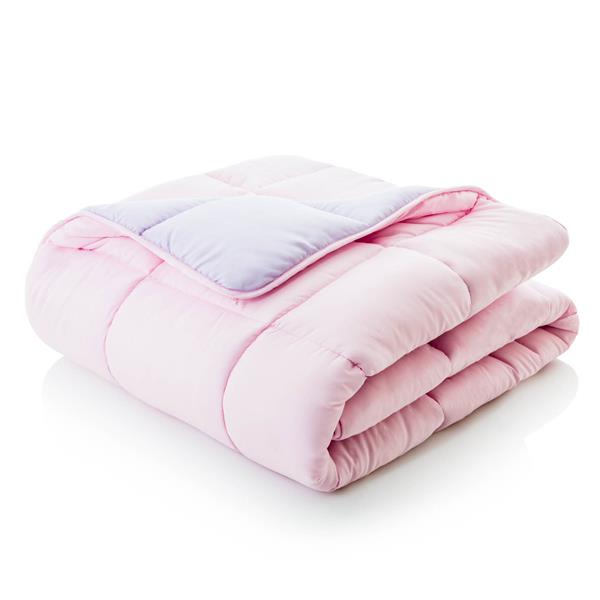 Reversible Bed in a Bag Comforter King Lilac 