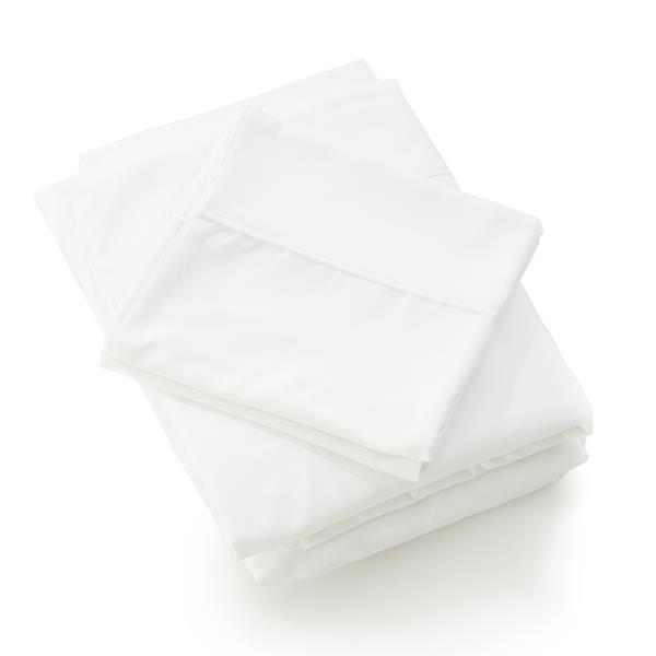 Reversible Bed in a Bag Comforter Split King White 