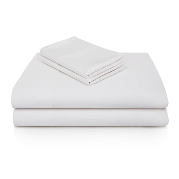 Rayon From Bamboo Sheets Split Queen White 